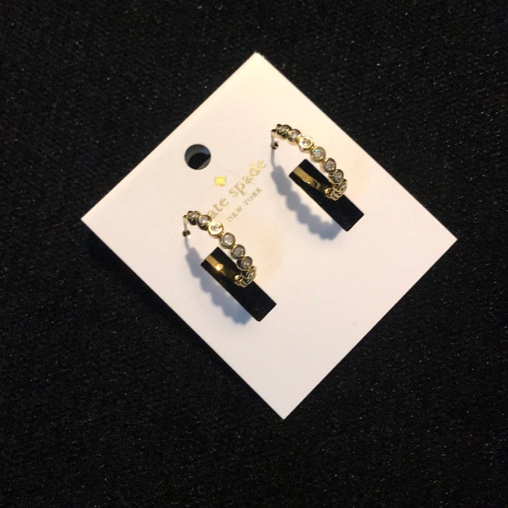 Kate Spade Gold Full circle hoop earrings